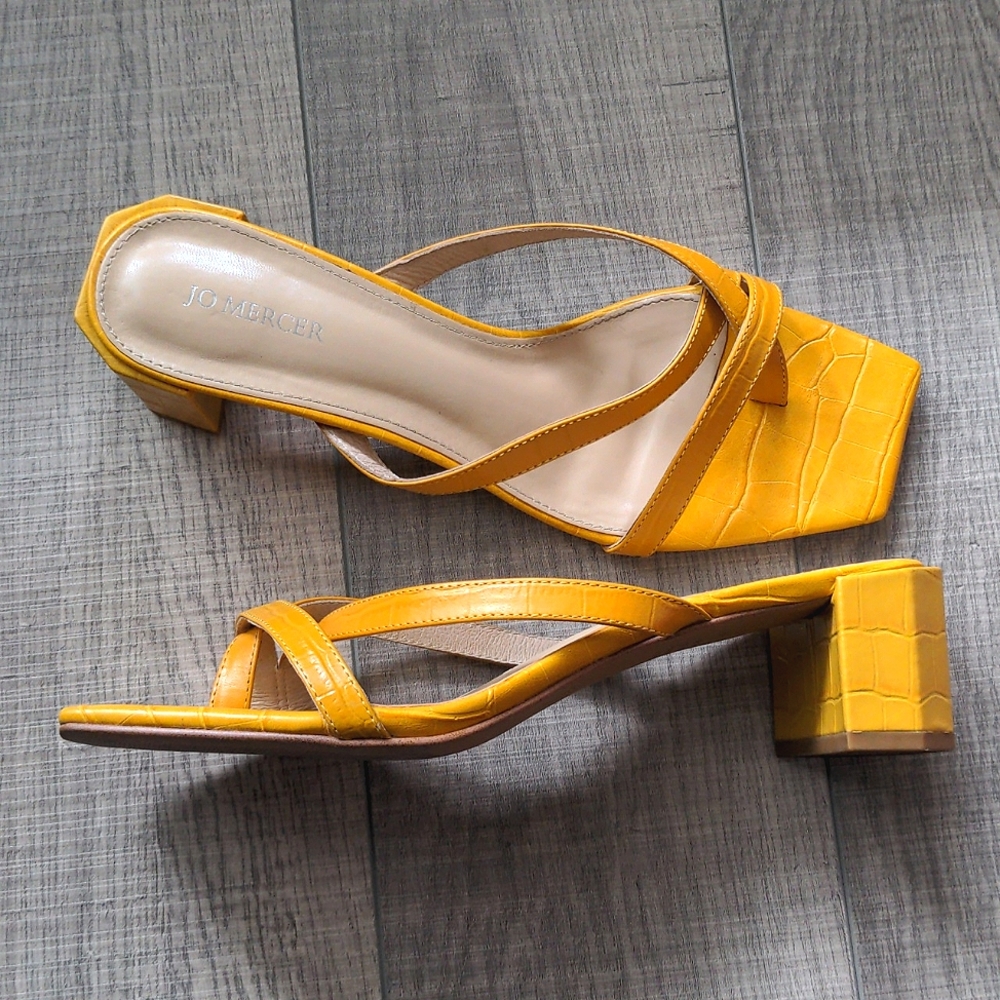 COPY - Jo Mercer block heel strappy leather sandals size 38